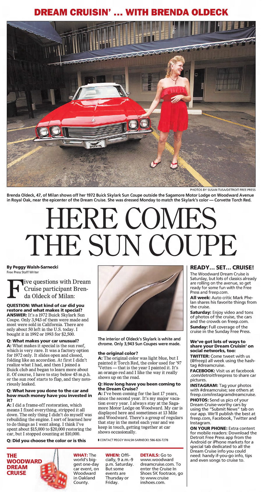 Sagamore Motor Lodge - Aug 2012 Article On Dream Cruise (newer photo)